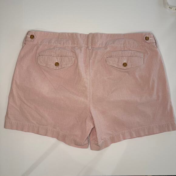 Old Navy Pink Chino Shorts | Double Button | Women's Size 18 - Picture 2 of 6